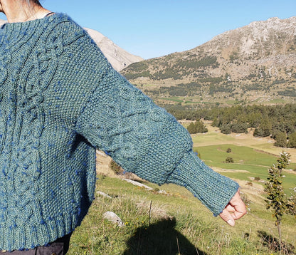 Aran Sweater Knitting Pattern
