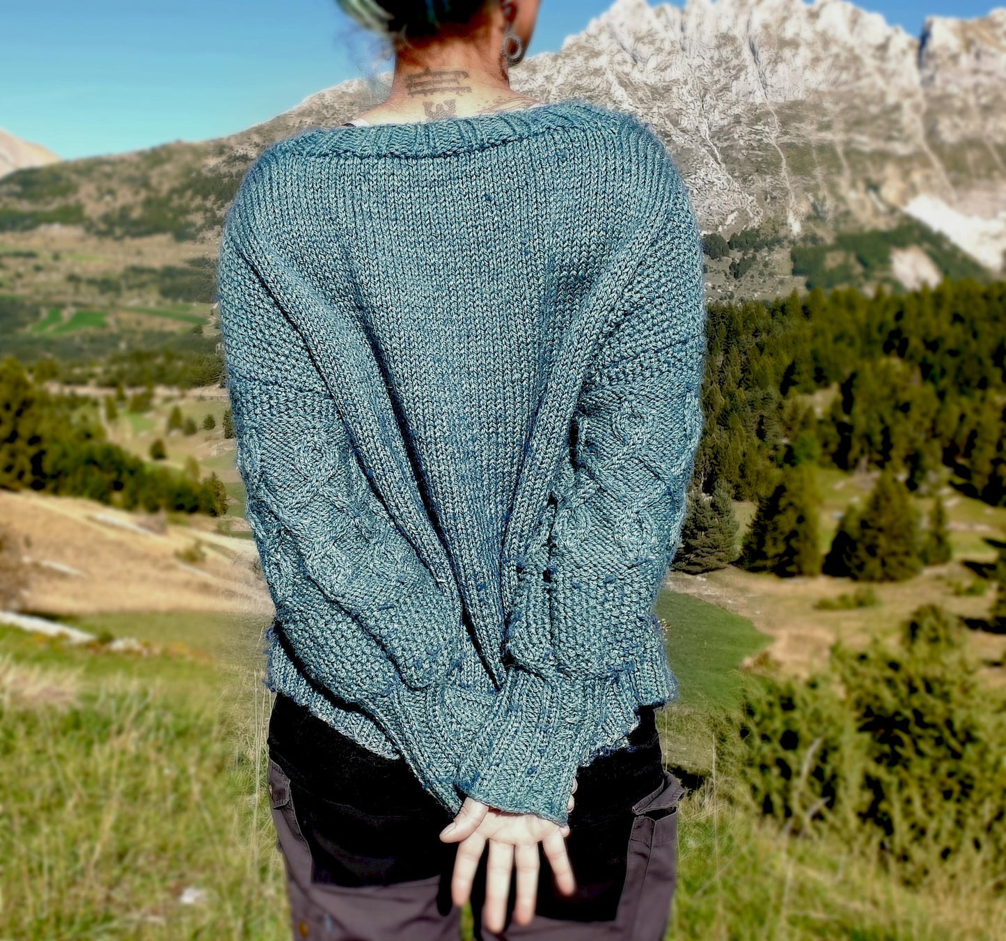 Aran Sweater Knitting Pattern