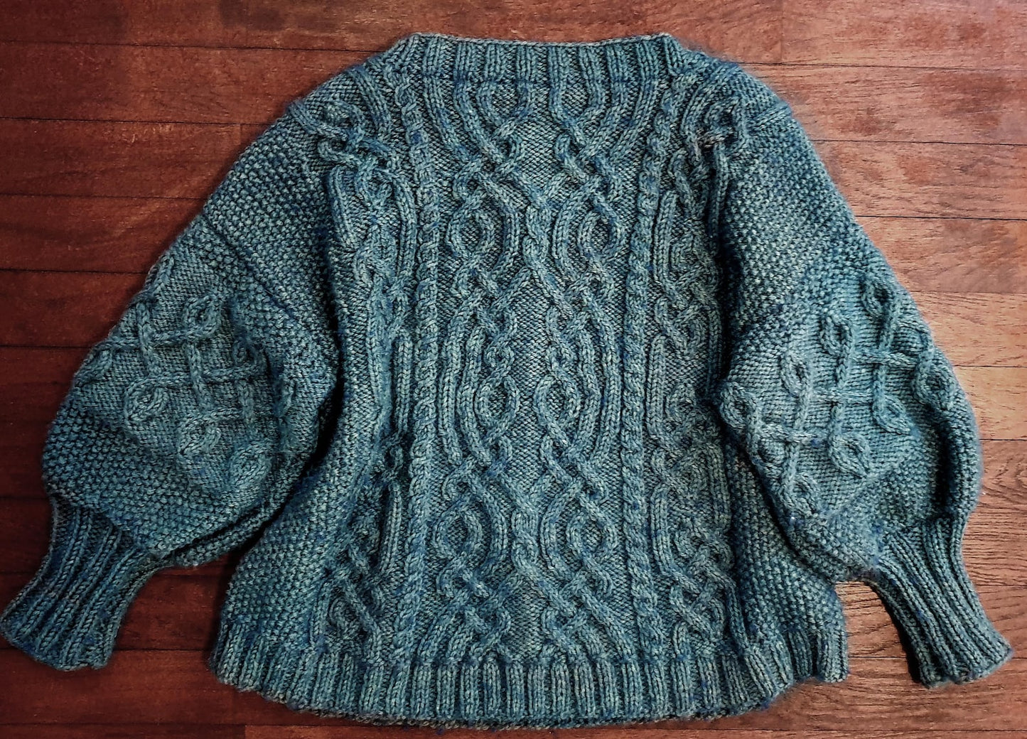 Aran Sweater Knitting Pattern