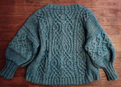 Aran Sweater Knitting Pattern