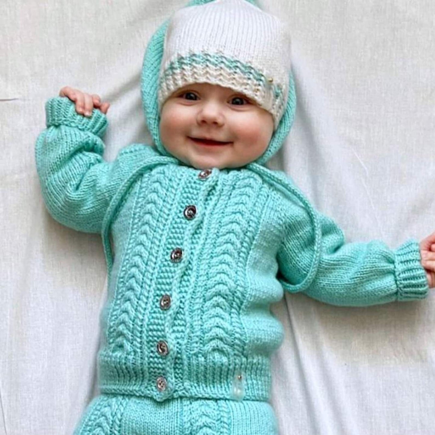 Snuggle Baby Cardigan Knitting Pattern