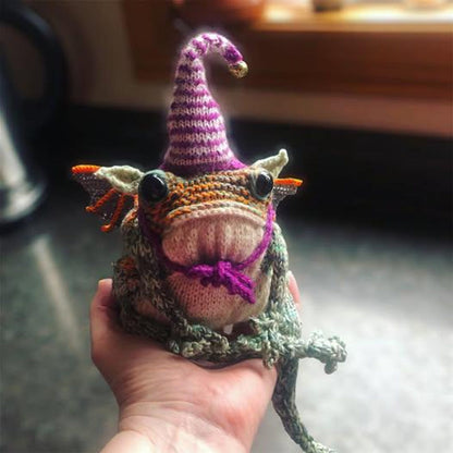 Magic Toad Buddy Knitting Pattern