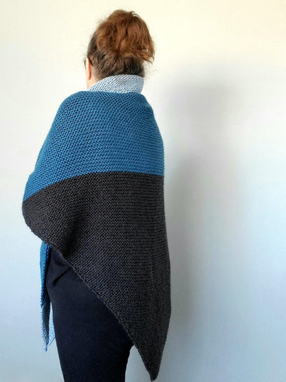 Easy Warmth Shawl knitting Pattern