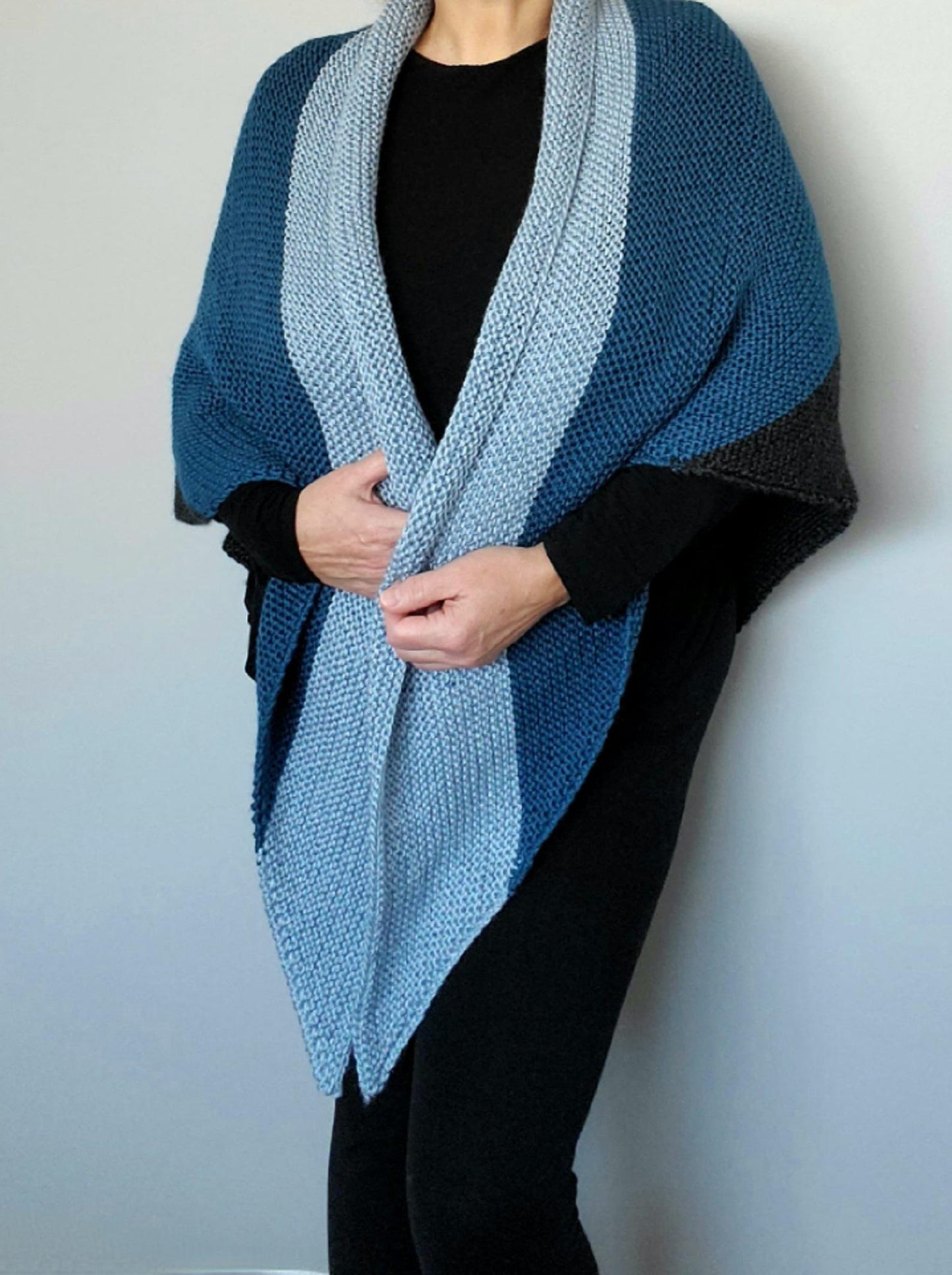 Easy Warmth Shawl knitting Pattern