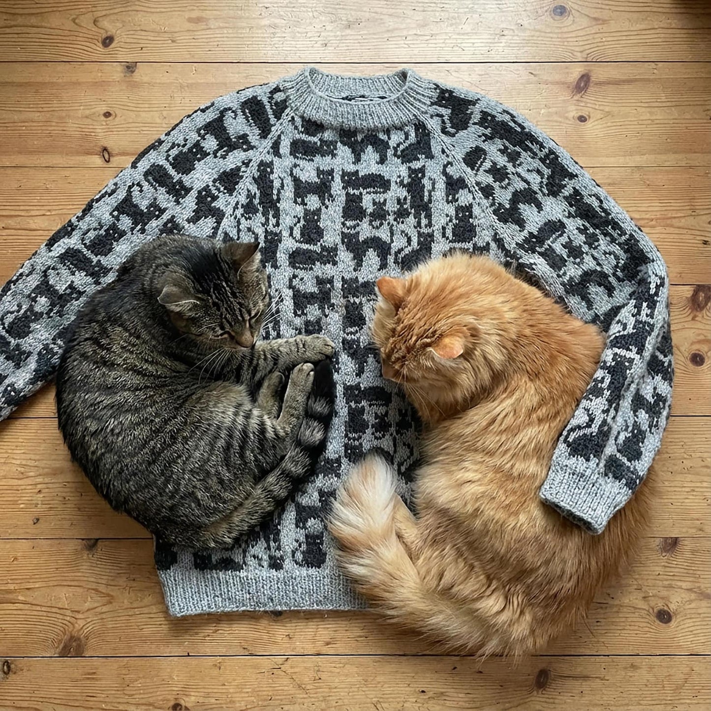Cat Sweater Knitting Pattern