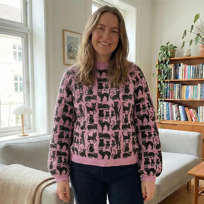 Cat Sweater Knitting Pattern