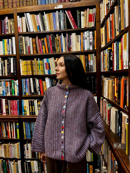 Cozy Stripe Cardigan Knitting Pattern