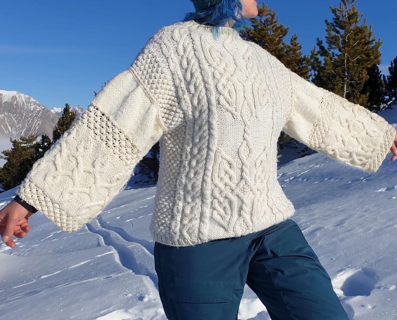 Aran Sweater Knitting Pattern
