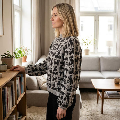 Cat Sweater Knitting Pattern