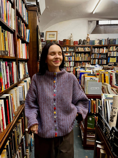 Cozy Stripe Cardigan Knitting Pattern