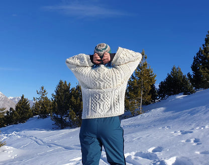 Aran Sweater Knitting Pattern