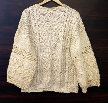 Aran Sweater Knitting Pattern