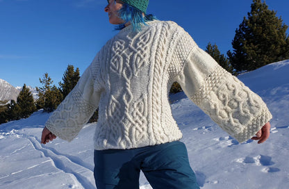 Aran Sweater Knitting Pattern