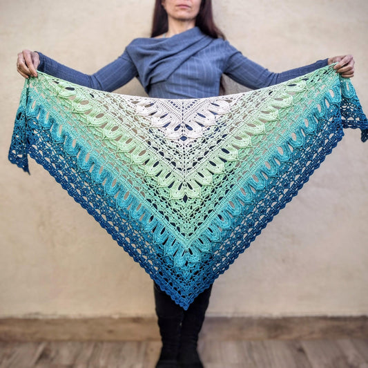 Emerald Shawl Crochet Pattern