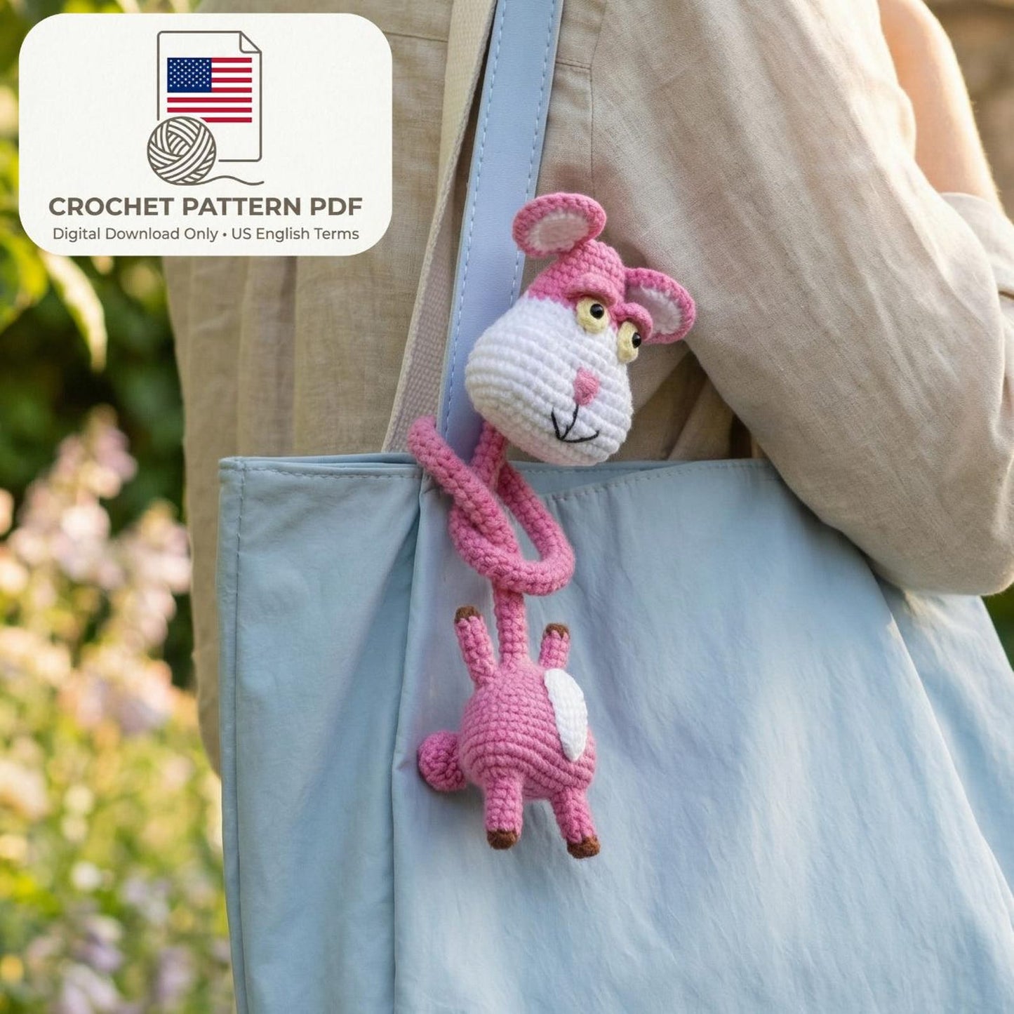 5 Long Neck Animal Charms Crochet Pattern
