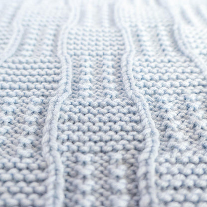 Cozy Checkered Baby Blanket Knitting Pattern