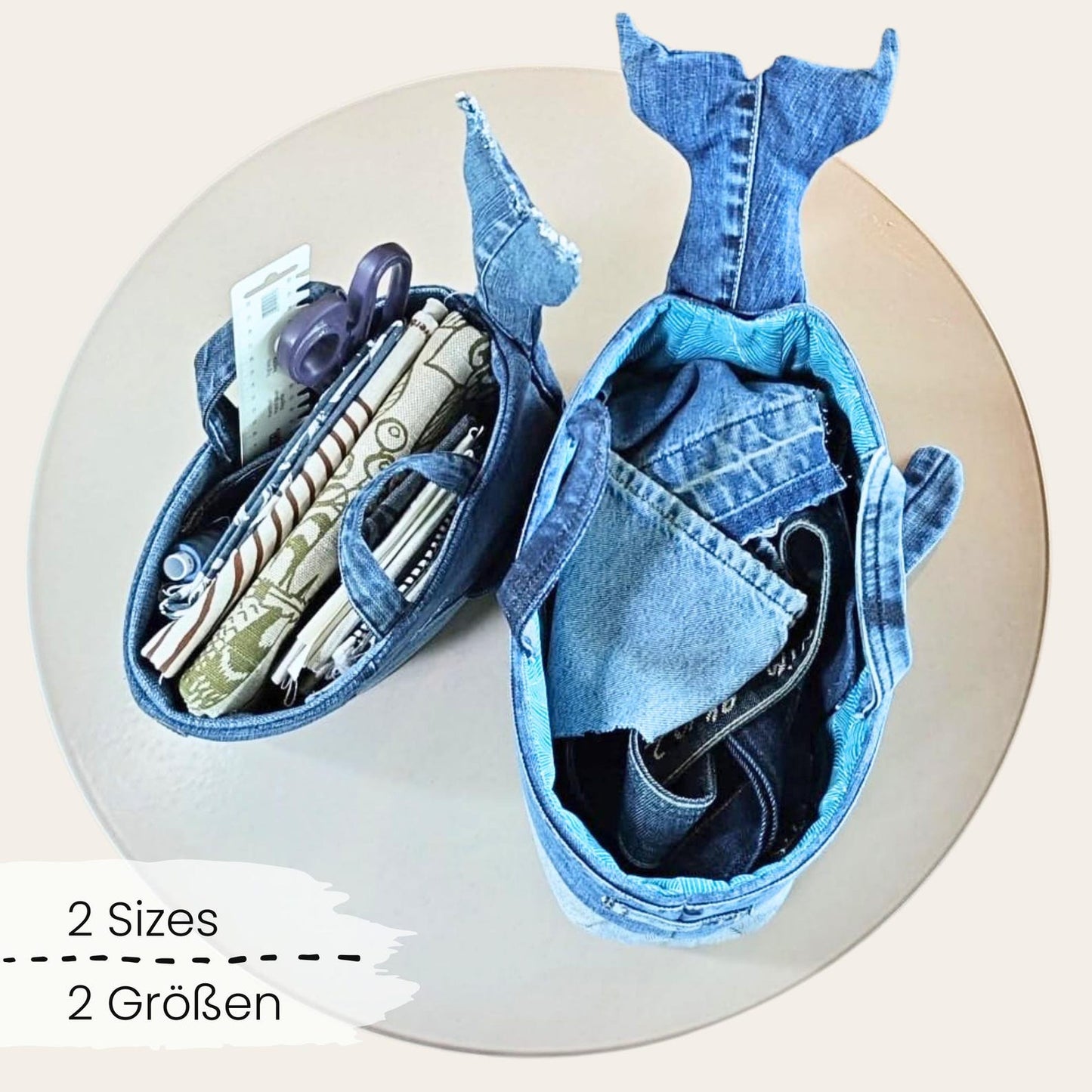 Practical Whale Basket - Sewing Pattern