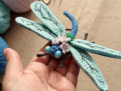 Crystal Wing Dragonfly - Crochet Pattern