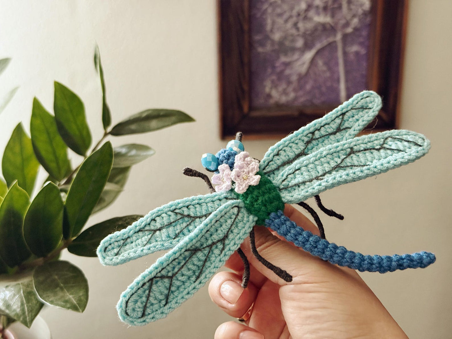 Crystal Wing Dragonfly - Crochet Pattern