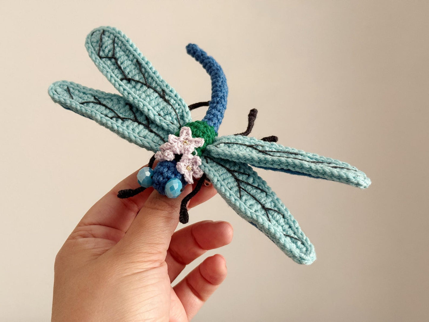 Crystal Wing Dragonfly - Crochet Pattern
