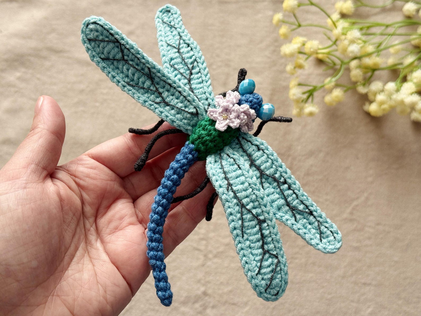 Crystal Wing Dragonfly - Crochet Pattern