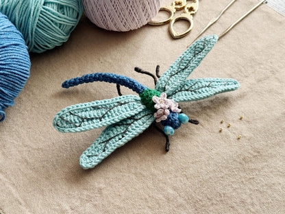 Crystal Wing Dragonfly - Crochet Pattern