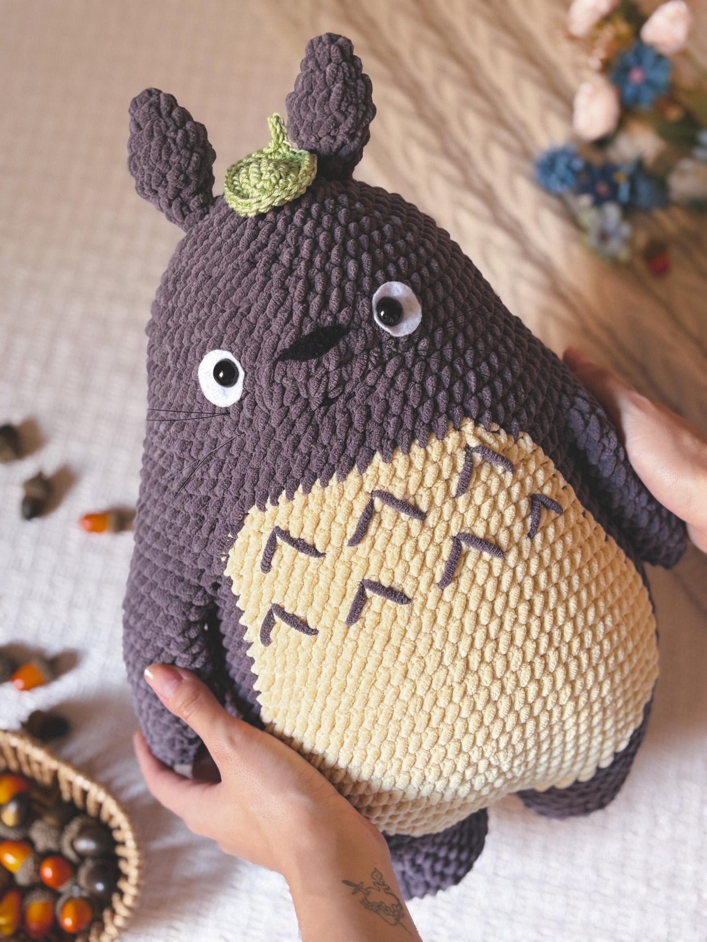 Totoro Snuggle Doll Crochet Pattern