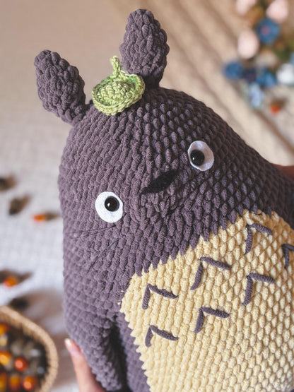 Totoro Snuggle Doll Crochet Pattern