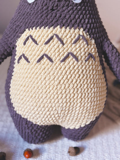 Totoro Snuggle Doll Crochet Pattern
