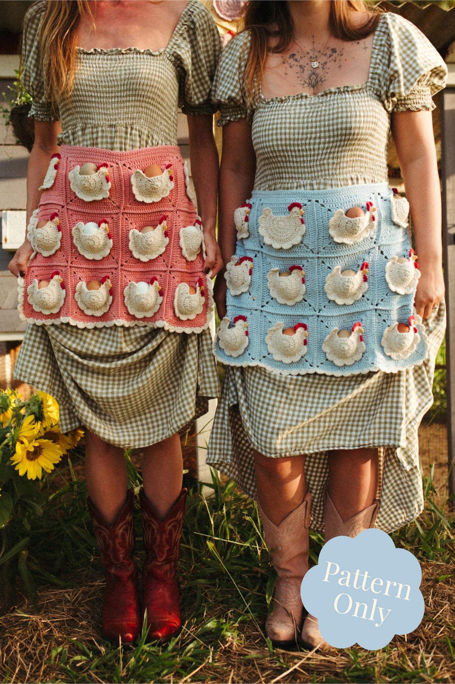 Farmhouse Egg Apron Crochet Pattern