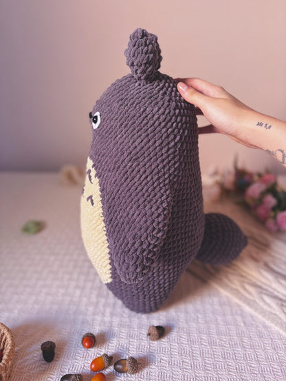 Totoro Snuggle Doll Crochet Pattern