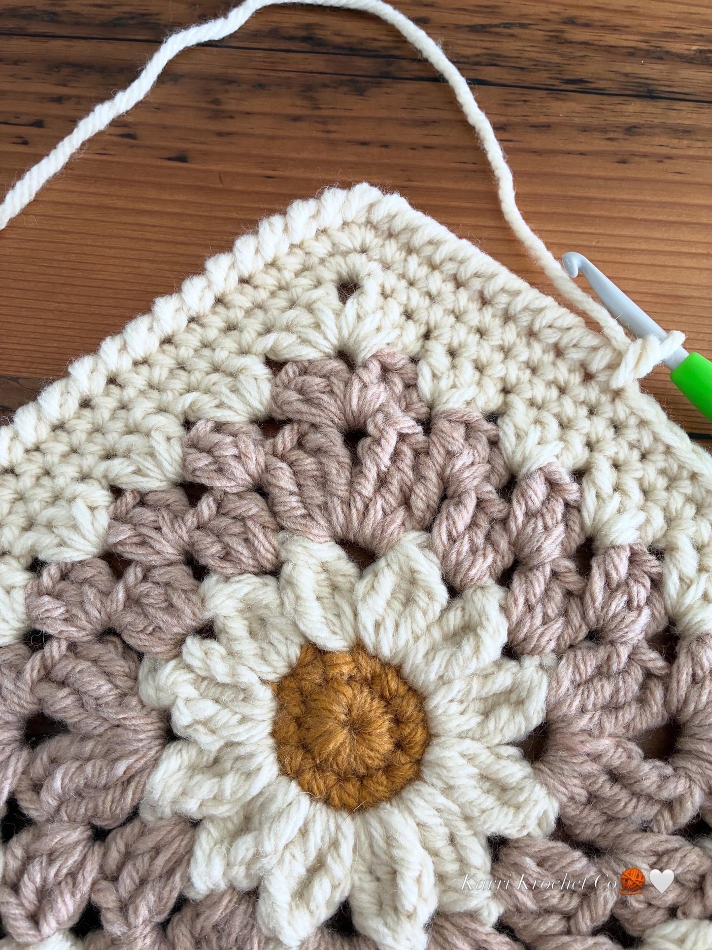 Daisy Cozy Throw Crochet Pattern