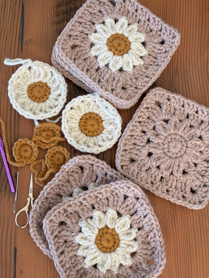 Daisy Cozy Throw Crochet Pattern