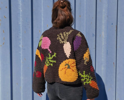 Cozy Garden Cardigan Crochet Pattern