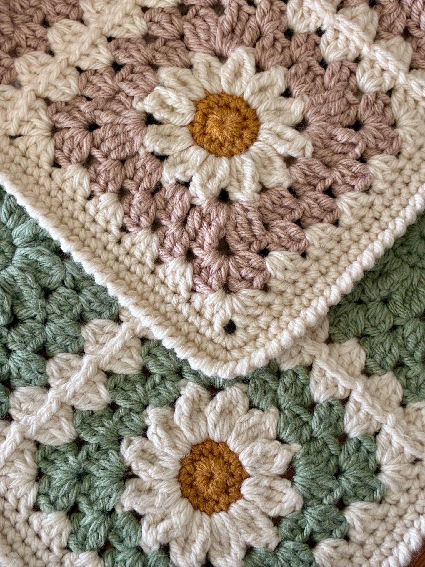 Daisy Cozy Throw Crochet Pattern