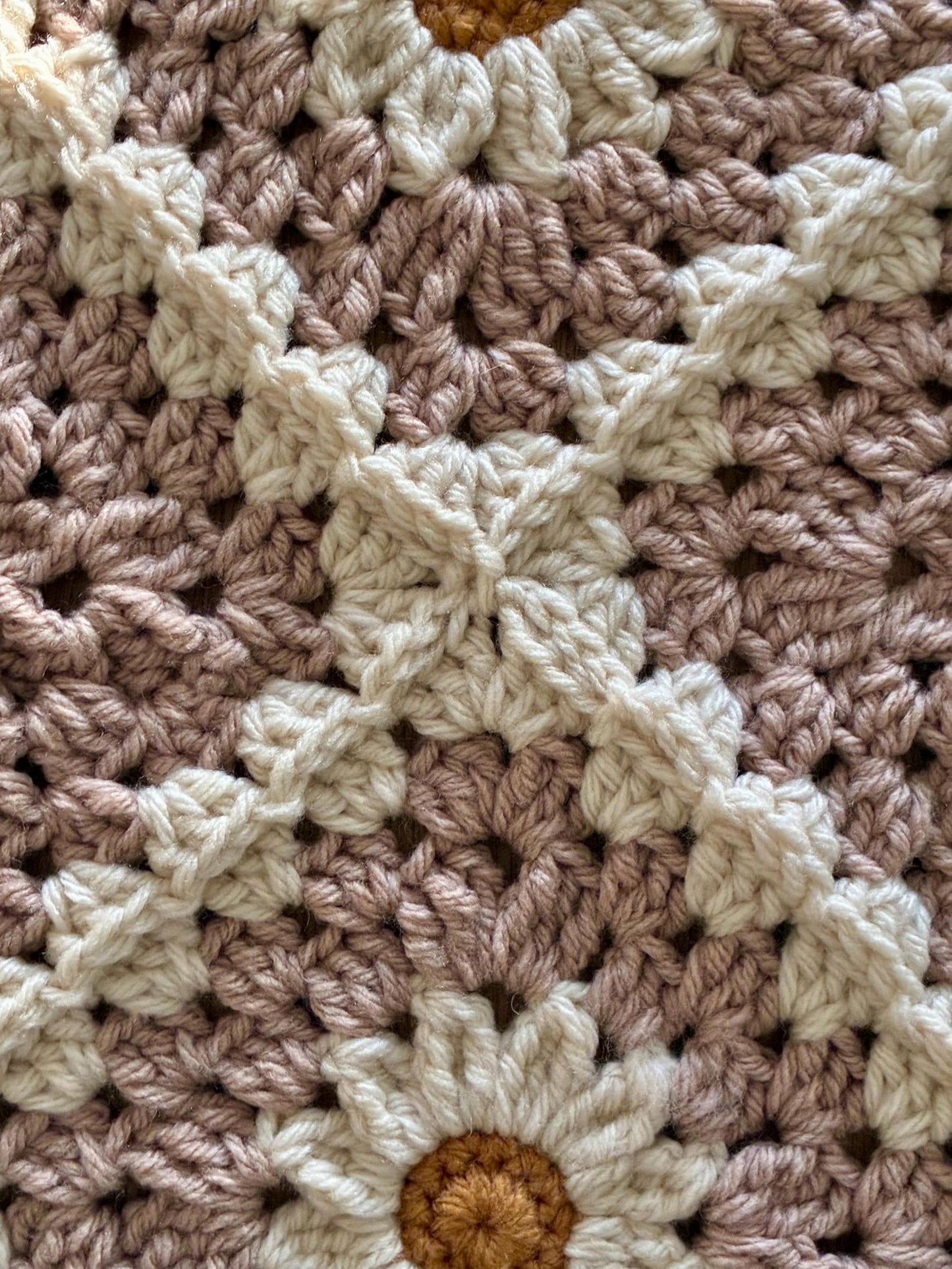Daisy Cozy Throw Crochet Pattern