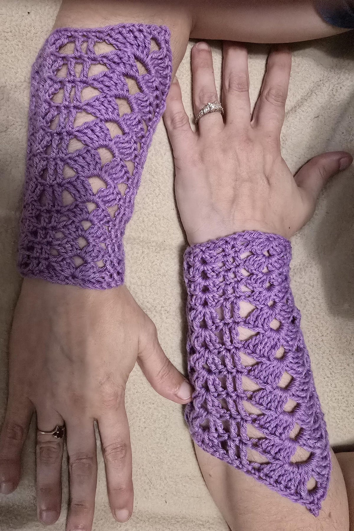 Fantasy Hero Bracers Crochet Pattern
