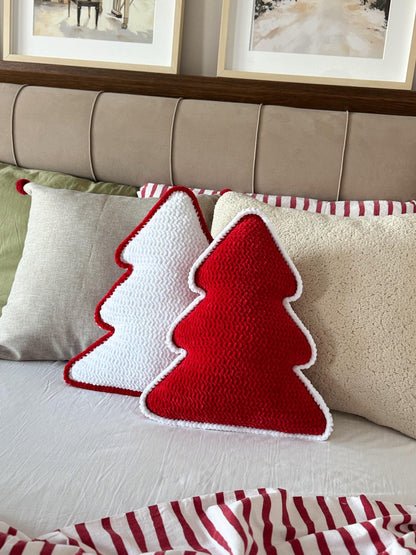 Festive Tree Pillow Crochet Pattern