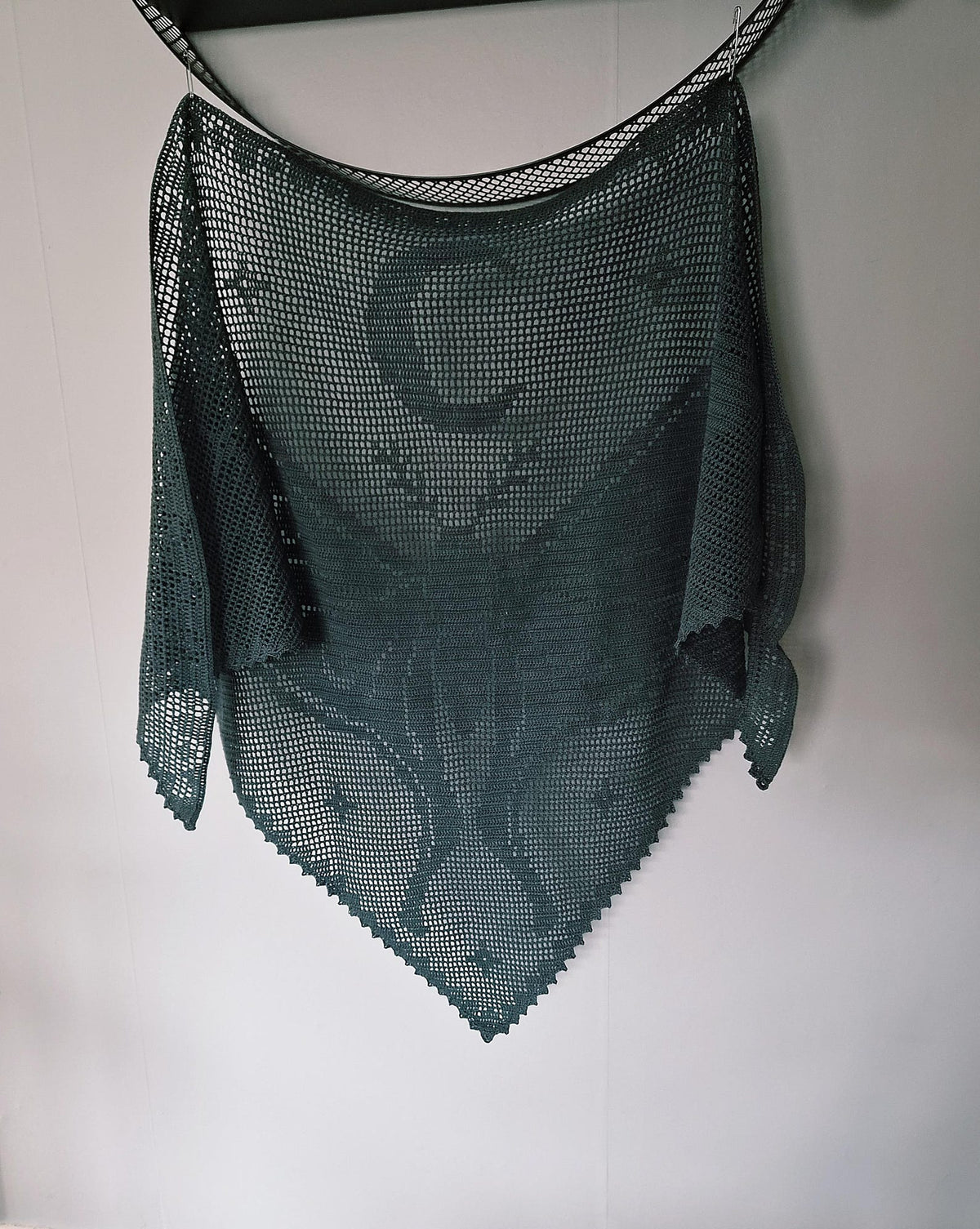 Midnight Butterfly Shawl Crochet Pattern