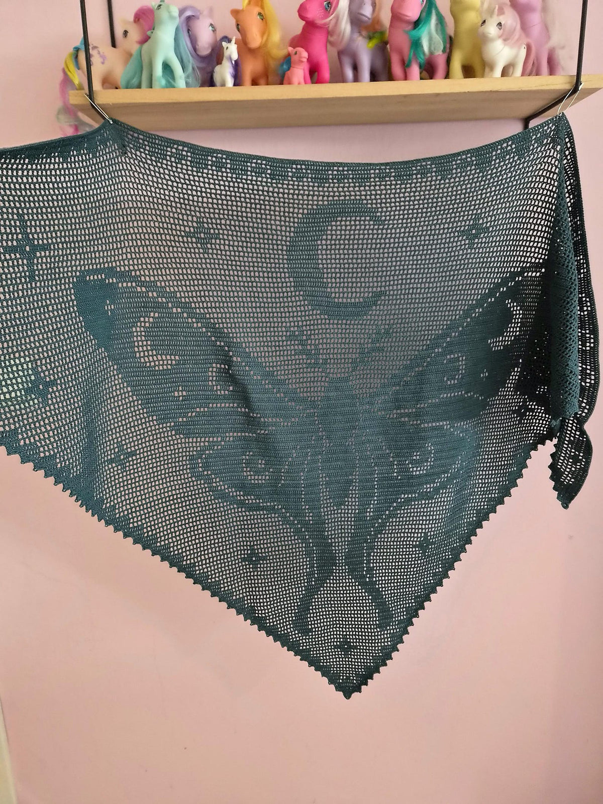 Midnight Butterfly Shawl Crochet Pattern
