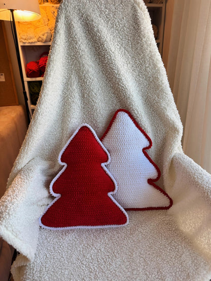 Festive Tree Pillow Crochet Pattern